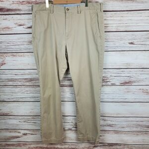 POLO Ralph Lauren Mens 36x32 The Polo Chino Khaki/Beige Straight Leg Pants
